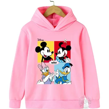 Chlapecký svetr MIKINA Disney "Mickey + Donald", různé barvy Barva: Růžová, Velikost: 100