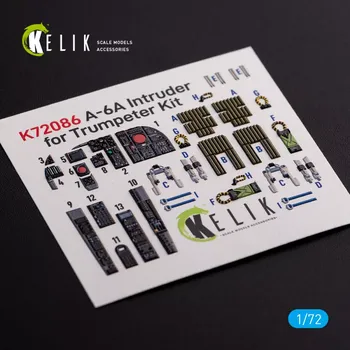 Plastikový model Reskit 1/72 A-6A Intruder interior 3D decals (TRUMP)