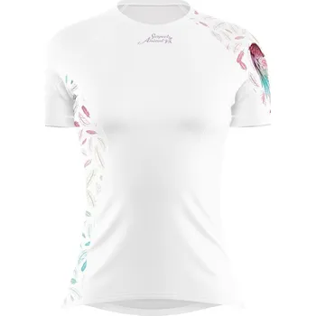 Dámské funkční triko krátký rukáv ANGEL LADY bílá Bamboo Ultra