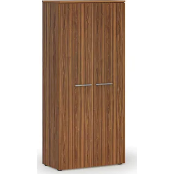Nábytek B2B Partner Šatní skříň s výsuvem PRIMO WOOD, 800 x 420 x 1781 mm, ořech