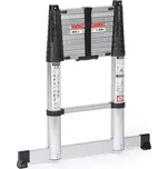 B2B Partner Teleskopický hliníkový žebřík PROFI, 3,2 m, 11 příček