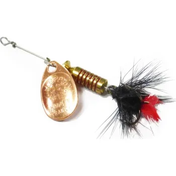 Umělá nástraha Třpytka Mepps Aglia Mouche měděná/černá 1