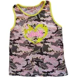 KuGo Dívčí maskáčové tílko Dětská velikost: 146