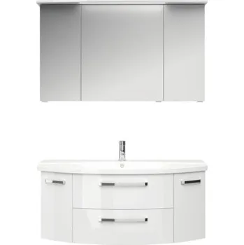 Koupelnový nábytek Koupelnová sestava Pelipal xpressline 4010 122 cm bílá vysoce lesklá 4010.1206209