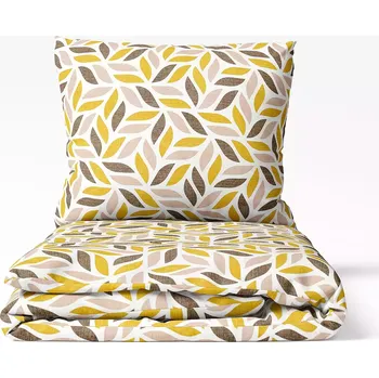 Povlečení Bavlněné povlečení - podzimní vintage listy 140x200+70x90