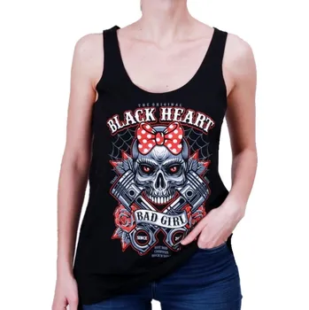 tílko dámské - BELL PISTON - BLACK HEART - 13407 - M