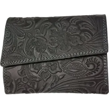 Peněženka KOŽENÁ DÁMSKÁ PENĚŽENKA ROBERTO BLACK ROBERTO