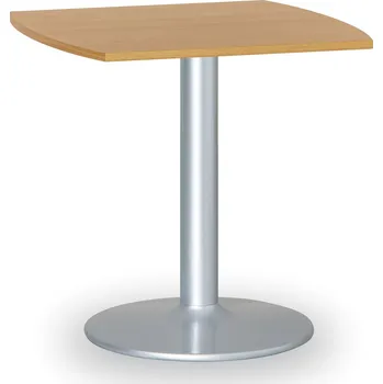 Konferenční stolek Konferenční stolek ZEUS II, 66x66 cm, šedá podnož, buk