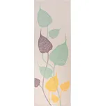 Bodhi Leela Leaves 3C stříbrná (silver cloud) 183 x 60 cm | 4,5 mm | 1 kg