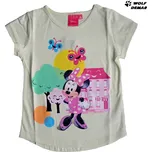 Dívčí tričko SETINO 210 Minnie spring žluté