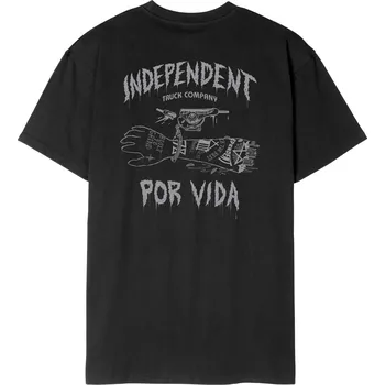 Pánské tričko independent Pánské triko por vida tee black