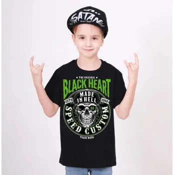 Pánské tričko tričko street dětské - DESOLATE - BLACK HEART - 13751 - XXL