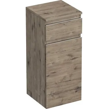 Koupelnový nábytek Koupelnová skříňka nízká Intedoor TRENTA dub wellington 35 x 83,4 x 35 cm TRE SN 35 1Z K S D370