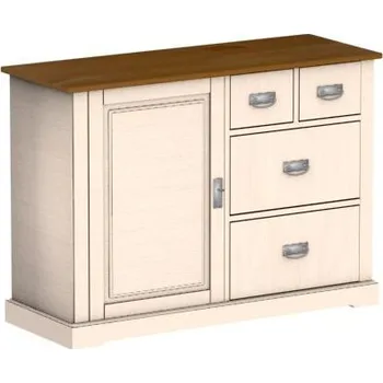 Komoda Jitona Country Inn komoda, 1 dveře, 4 zásuvky borovice bílá