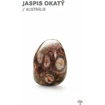 Obal na kartičku Magieprirody.cz Kartička s popiskem kamene Jaspis okatý #66