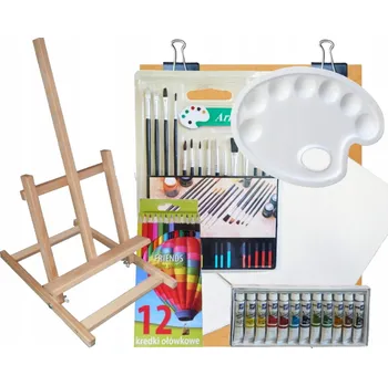 Malířský stojan Malířská-Plátna.cz Dětský set na malování - Student