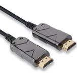 PremiumCord HDMI 2.1/HDMI 2.1 optický kabel s ethernetem 8K 10m černý