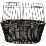 Trixie přepravní koš na kolo černý