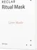 Pleťová maska Reclar Ritual Mask Love Mode hydratační pleťová maska 5x 25 ml