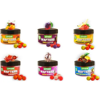 Nástraha ZFISH VYVÁŽENÉ BOILIES BALANCED WAFTERS 12MM příchuť: Chilli/Švestka