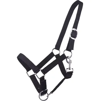 Vybavení pro koně QHP Stájová ohlávka na roční hříbě, Červená