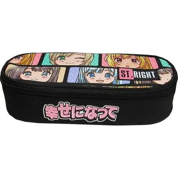 Penál Penál oválný Colour Anime, rozměry: 230 x 105 x 55 mm