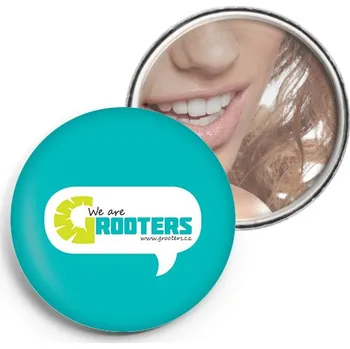 Grooters Placka se zrcátkem s vlastním motivem / fotkou Velikost balení: 1 ks