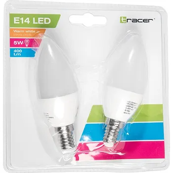 LED žárovka E14 5W teplá jasná 3000K