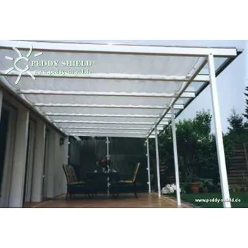 Krycí plachta Sluneční plachta 420x140 cm světle slonovinová