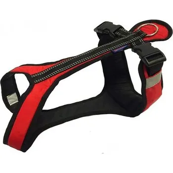 Postroj pro psa Postroj SHORT červeno-černý varianta SX