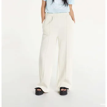 Tepláky Urban Classics Ladies Straight Pin Tuck Sweat Pants Cream M