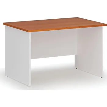 Psací stůl B2B Partner Kancelářský psací stůl PRIMO WHITE, 120x80 cm, bílá/třešeň