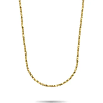 Náhrdelník Rebel&Rose Pozlacený korálkový náhrdelník Yellow Gold Only RR-NL044-G-40 + 2 měsíce na vrácení zboží