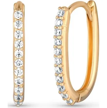 Náušnice Trendy náušnice Elya se zirkony, Kruhy kloubové, 585-14-3-2368.0Z00.0.00.001.61