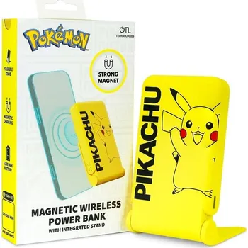 Powerbanka Magnetická powerbanka OTL Technologies Pokémon Pikachu s USB-C Žlutá
