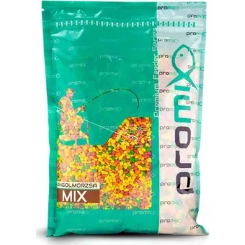 Návnadová surovina PROMIX ANGLICKÉ VLOČKY 500 g barva: zelená-žlutá-červená-MIX