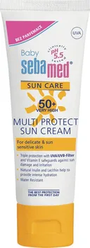 Přípravek na opalování SebaMed Baby Sun Care Multi Protect opalovací krém SPF50+ 75 ml