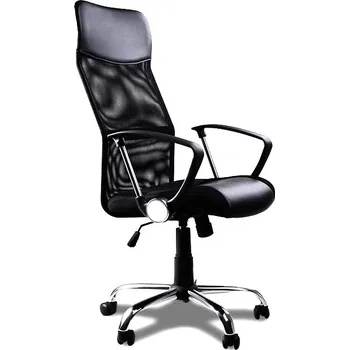 Casaria Kancelářská židle Deluxe černá se síťovinou 100937