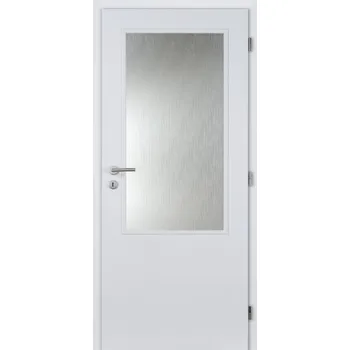 Doornite, dveře EXPRES, BASIC, Voština,2/3, bílý lak, zámek dozický , pravé, 70/197cm