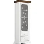 Kvalitní bílá vitrína