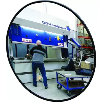 Zrcadlo Průmyslové zrcadlo z nerezové oceli, Ø 80 cm