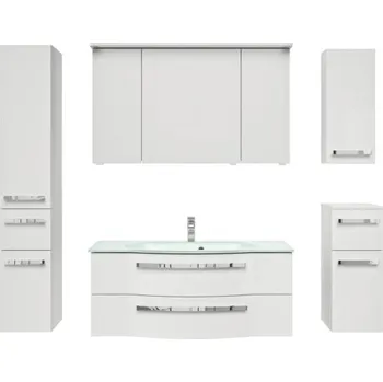 Koupelnový nábytek Koupelnová sestava Pelipal xpressline 4005 180 cm bílá vysoce lesklá 4005.1206112111