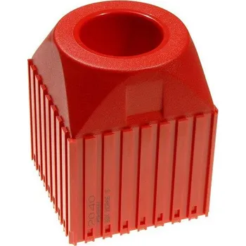 B2B Partner Plastový box pro nástroj s kuželovou stopkou MORSE M5, modul 8x8, 1 dutina, červená