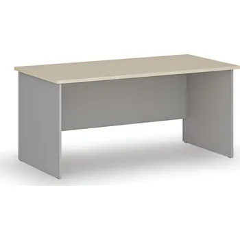 Psací stůl B2B Partner Kancelářský psací stůl PRIMO GRAY, 160x80 cm, šedá/bříza