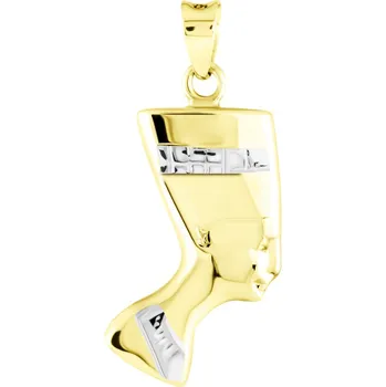 Přívěsek GEMMAX Přívěsek Nefertiti ze žluto-bílého zlata – zlatý šperk ryzosti 585/1000 v Dárkovém balení s Certifikátem GUPCN-01319