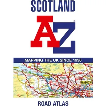 Populárně naučná literatura pro dospělé Scotland A-Z Road Atlas - Heron Maps [EN] (2024, Brožovaná, HarperCollins Publishers)