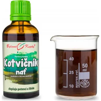 Doplněk stravy Bylinné kapky s.r.o. Kotvičník nať tinktura 50 ml
