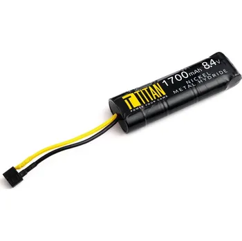 Baterie pro airsoftovou zbraň Akumulátor TITAN NiMH 8,4V 1700mAh - mini block, Dean-T