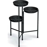 Podstavec na květináče TOL STAND černý 42cm