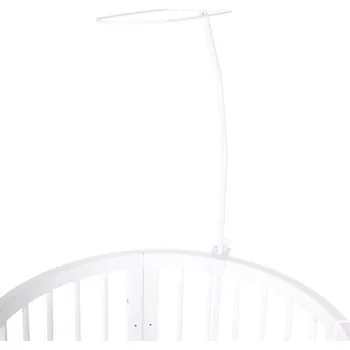 Nebesa nad postýlku MIMIKO Držák kovový na baldachýn bílý